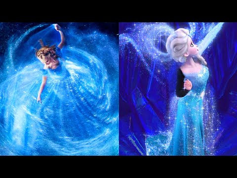 Elsa VS Cinderella Dress Transformation | Disney | SnowFlake Queen 💕