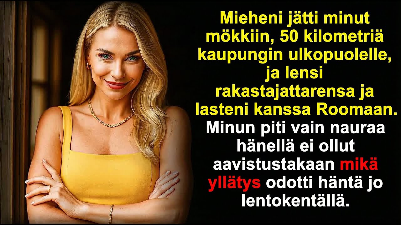 Mieheni jätti minut mökkiin ja vei lapset, mutta ei aavistanut, mitä oli tulossa.