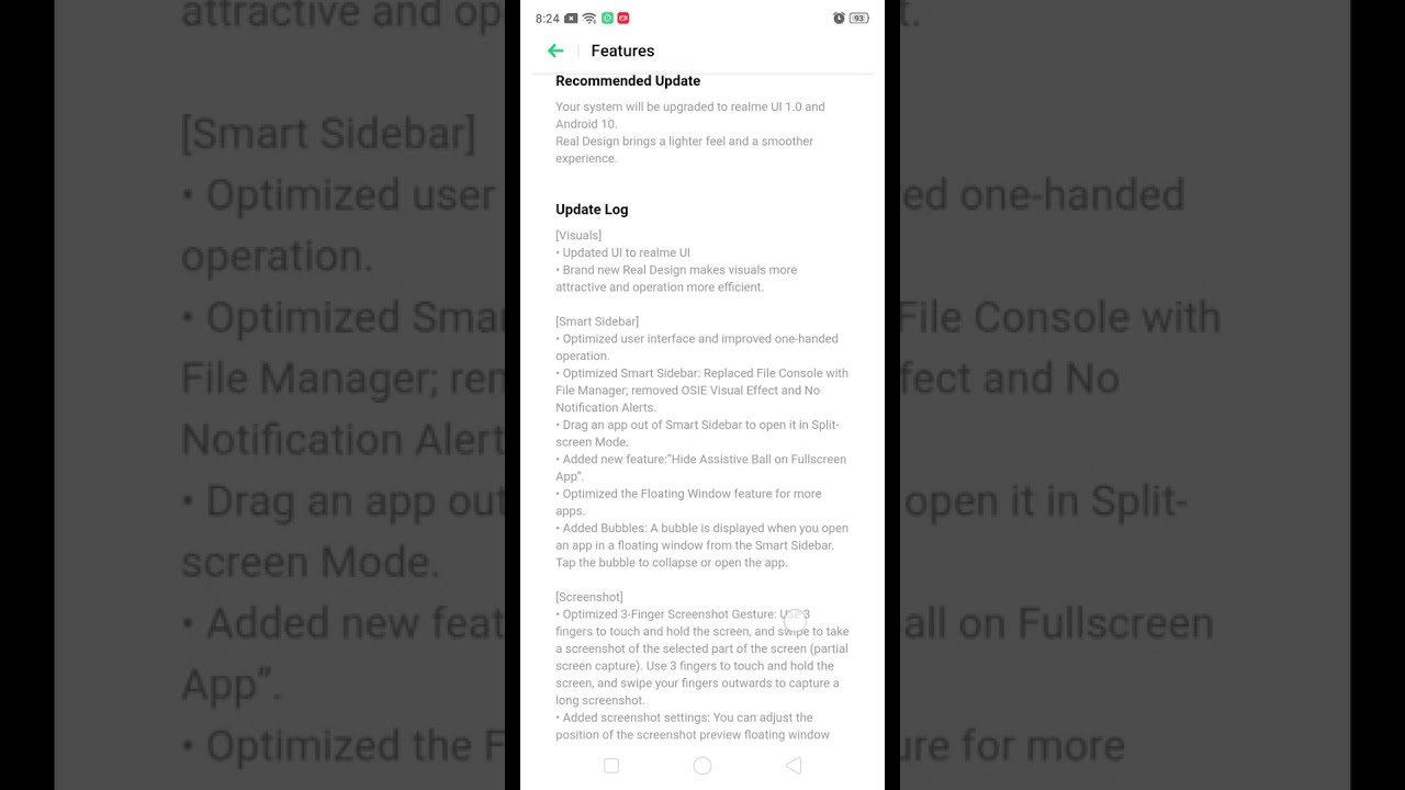 Realme C2 receive Realme ui update 😍