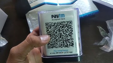 Paytm Mall QR Display pen stand Unboxing and review in hindi 2020