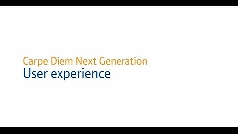 Carpe Diem Next Generation timekeeping - User Experience