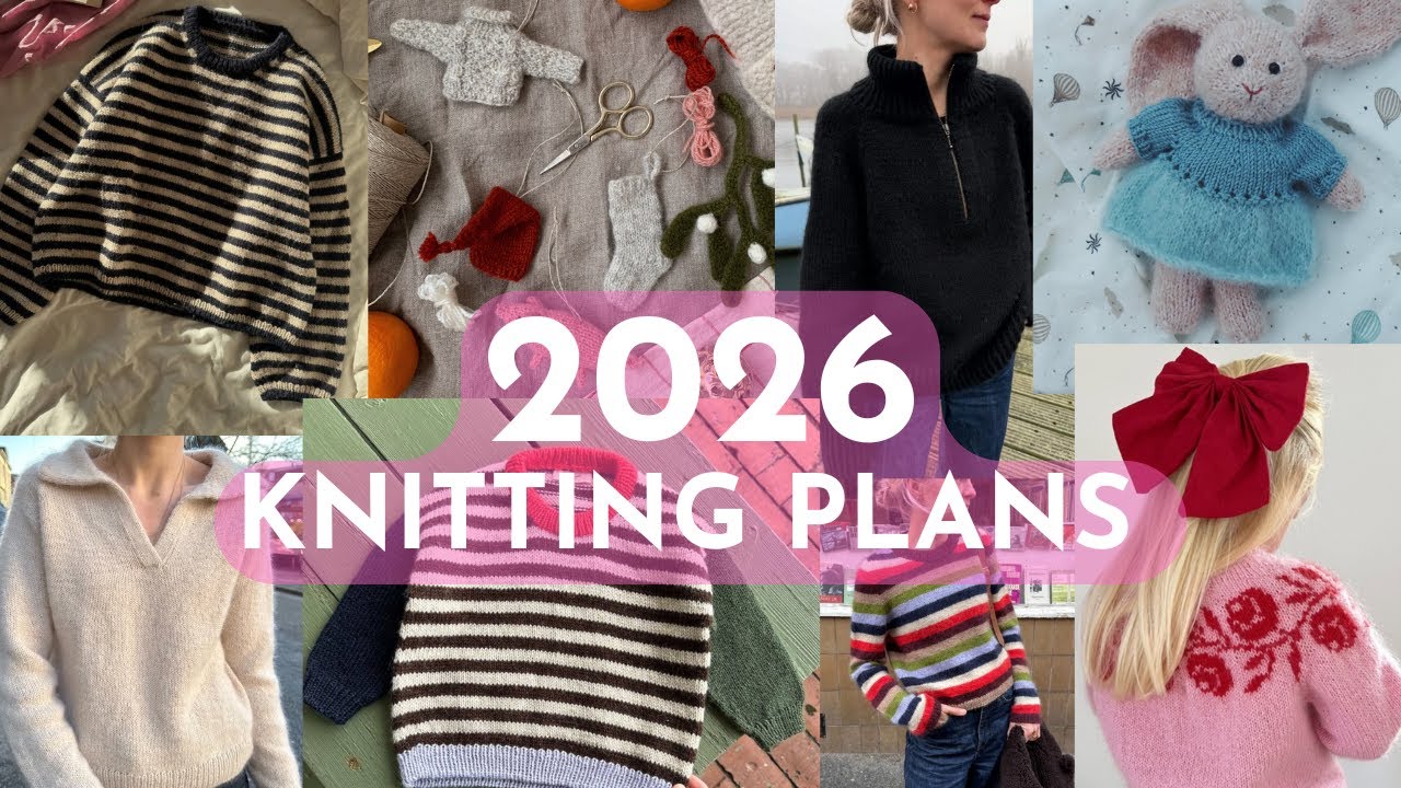 What ideas I'm bringing into my 2026 knitting