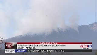 Officials continue to fight Sauratown Mountain wildfires