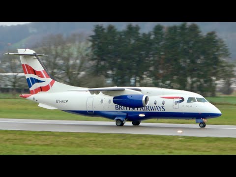 Dornier 328 JET – Takeoff from Bern