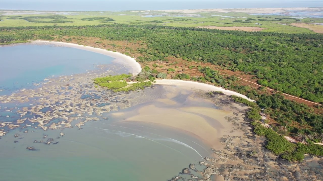 Sul da Ilha de Jeta na Guiné-Bissau