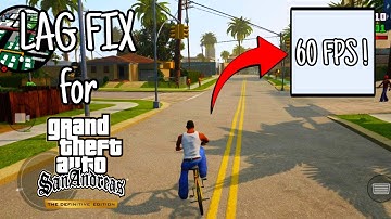 Hoe je lag in GTA San Andreas Definitive Edition Mobile kunt oplossen | GTA SA DE 60fps lag fix-i...