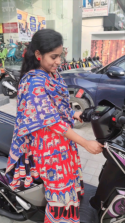 my new bike delivery 🏍 | TVS NTORQ | Super squad | Black Panther #girls #driving #shorts #videos