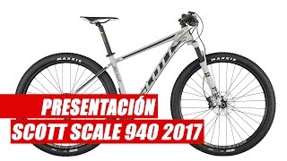 PRESENTACIONES BICICLETAS | Scott Scale 940 2017