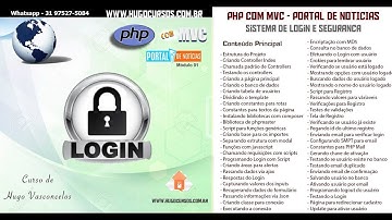 Portal de Notícias PHP 7 Mysqli - Aula 01 - PHP MVC - Login