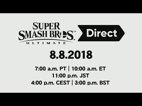 Smash Bros. Ultimate direct announced at EVO 2018