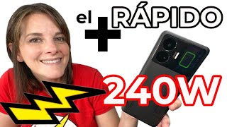 Clipset Videos El smartphone con la carga MÁS Rápida ⚡️🔋240W realme GT3 TEST de CARGA + review