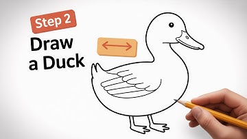 How to Draw a Duck | Easy Step-by-Step for Beginners & Kids