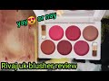 Rivaj uk dome blusher review || pallet no 01 ||Beauty Bits