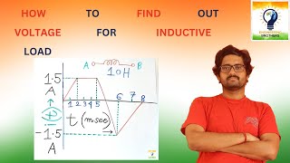 How to find out voltage from a given current waveform for inductive load