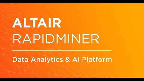ขั้นตอนการติดตั้ง Altair AI Studio หรือ RapidMiner