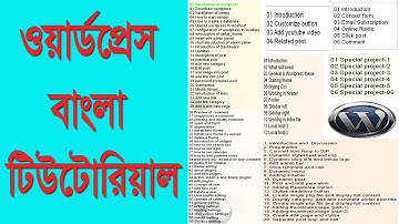 WordPress Bangla Tutorial | Part-1 | step by step | wordpress tutorial in bangla