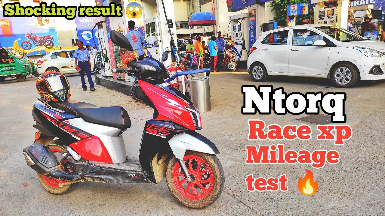 Ntorq 125 race xp mileage test | tvs ntorq race xp mileage test 😱🔥