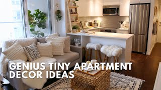 Genius Tiny Apartment Decor Ideas | Space-Saving Hacks to Transform Your Small Home Fast