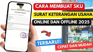 Cara Membuat SKU 2025 | Surat Keterangan Usaha Lewat Online atau Offline Terbaru, Cepat & Mudah