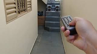 Mini system Sony mhc rg220 tocando em corredor será que ficou bom?