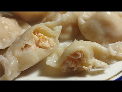 Пельмени с лососем. Пельмени с мясом. Тесто для идеальных пельменей и вареников