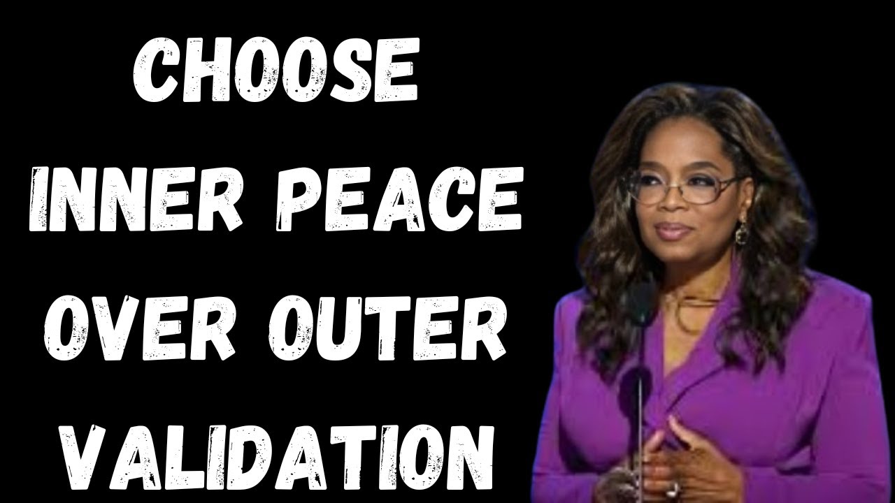 "Choosing Inner Peace Over Outer Validation: Embracing the Power of Self-Worth"