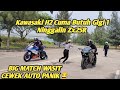 TES DRAG!! KAWASAKI H2 Vs Zx25r NYALIP SAMBIL JEMPING" AUTO DITINGGAL SEKEBON