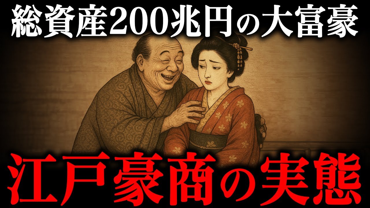 江戸時代の大富豪『豪商』の異常すぎる生活実態