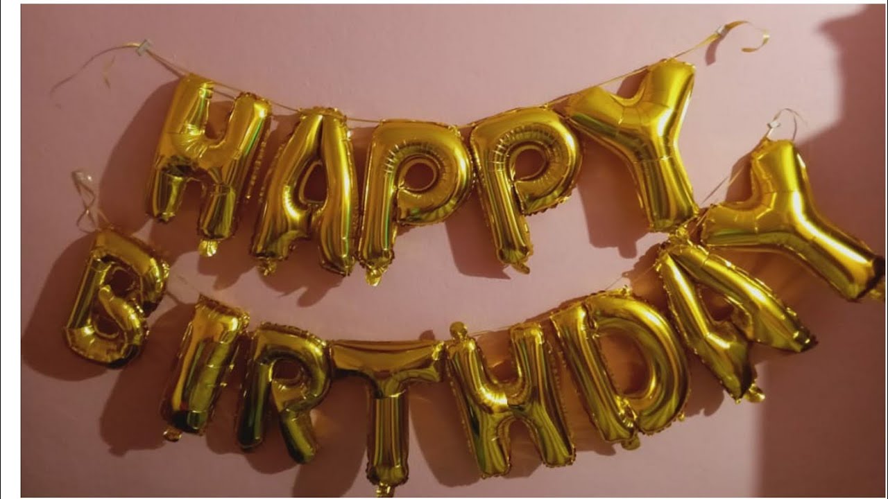 How To Inflate The Foil Balloons|How To Make  Happy Birthday Party Balloons