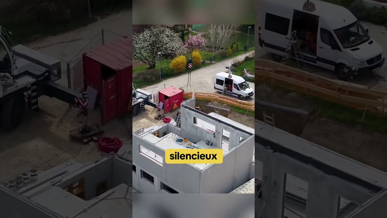 Maison préfabriqué en béton 