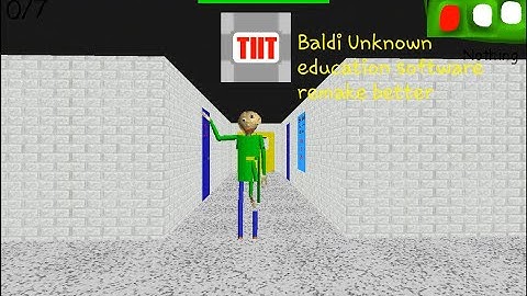 Baldi Unknown education software 1.4.3 port remake better
