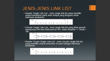 Pointer dan Single Link List | StrukDat M2