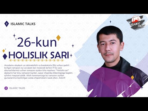 'Ramazon tuhfasi' Holislik