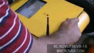 UNMANNED GROUND VEHICLE OPEN PANEL OP DEMO RC ROVER REV9-16