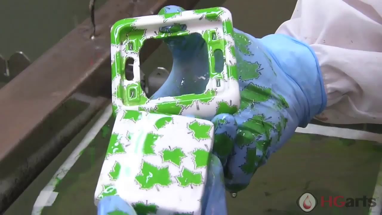 Proceso Hydrographics Water Transfer Printing  HG Arts www.hgarts.com