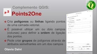 How to transform points into polygons in QGIS - Points2One