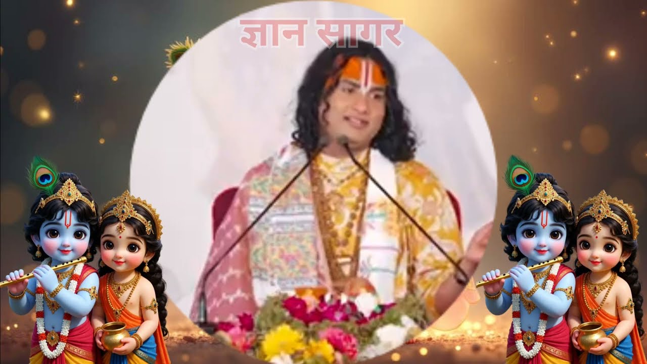 अचानक कथा में पहुचें इन्द्रेश जी ने महाराज जी से क्या कहा? पुज्य  अनिरुद्ध आचार्य महाराज जी कथा।