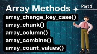 PHP Array Methods | Built in Function For Arrays in PHP | Part 1 | Hindi  /  Urdu
