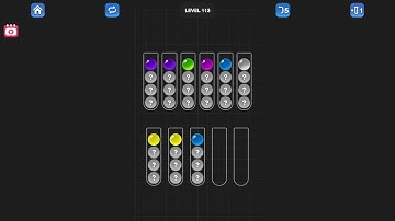 Ball Sort Puzzle - Color Game Level 113 Solution (Android)