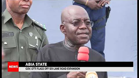 ABIA STATE: GOV. OTTI FLAGS OFF SIX-LANE ROAD EXPANSION