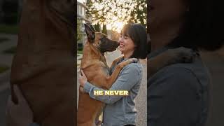 One of the hardest decisions I've ever made was leaving my Belgian Malinois, Axel.