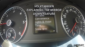 VOLKSWAGEN LOWERING MIRRORS EXPLAINED