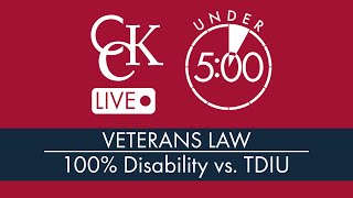 100% VA Disability vs. TDIU: What's the Difference?
