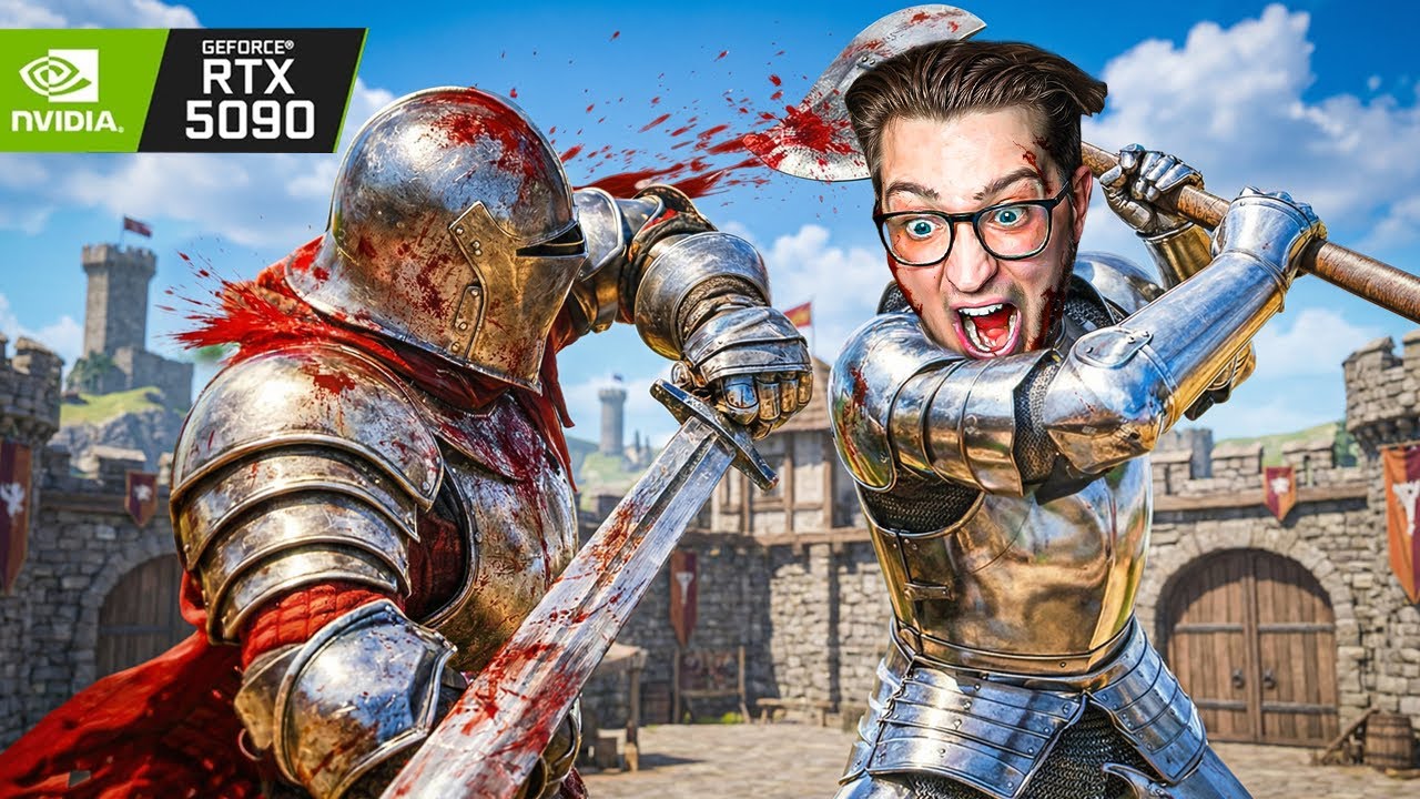 ТВОЙ ПК СГОРИТ! САМЫЙ РЕАЛИСТИЧНЫЙ СИМУЛЯТОР СРЕДНЕВЕКОВЫХ БОЁВ ВЫШЕЛ! ЖИТЬ ЛЮБОЙ ЦЕНОЙ (HALF SWORD)