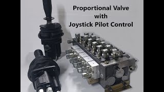 Hydraulic Directional Control Valve with Joystick Pilot Control