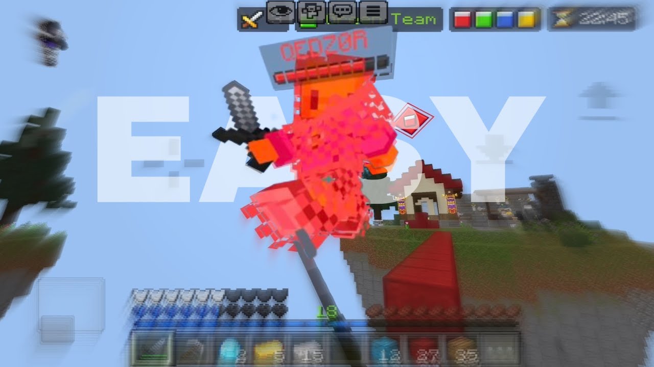 Pro Minecraft Hive Bedwars Gameplay