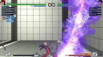 King of Fighters 14 - Iori combo (3 bars)