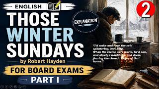 Those Winter Sundays | Stanza Explained for Full Marks