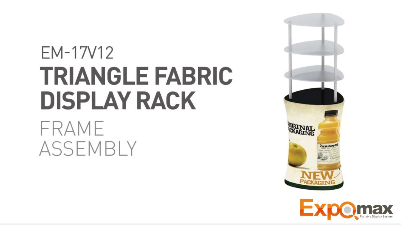 Triangle Display Rack EXPOMAX - YouTube