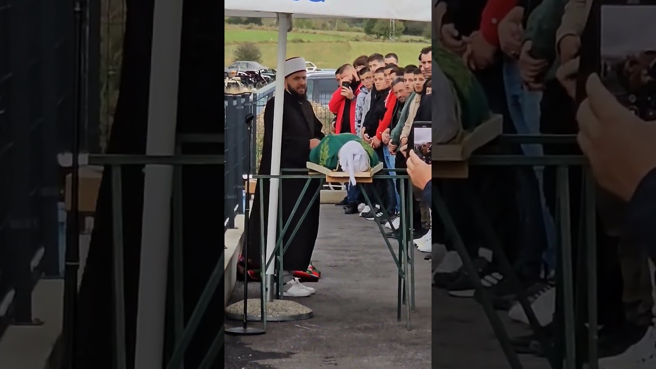 Emotivan govor hfz. Esad ef. Mahmutovića na dženazi sinu Jahji